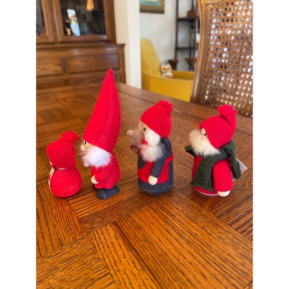 Scandinavian folklore Holiday figurines set of four - Picture 2 of 8